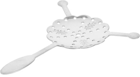 SKISUNO Cuchara De Absenta Gotero De Absenta De Metal Filtro De Absenta Cucharas De Azúcar Fuente De Absenta Bar Cucharas Accesorio De Absenta Goteros De Absenta Cucharas De Acero