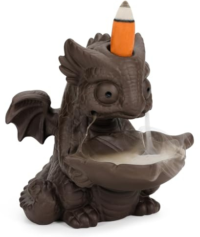 Rückfluss Räuchergefäß Dinosaurier Baby Räucherstäbchen Halter Keramik Räucherstäbchenhalter für Yoga Meditation Wohndekoration Büro