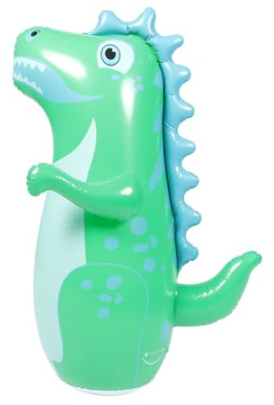 GARIOUANS Inflatable Tumbler Toy Dinosaur for Boys and Girls Blow up Tumbler Toy Indoor Outdoor and Girls