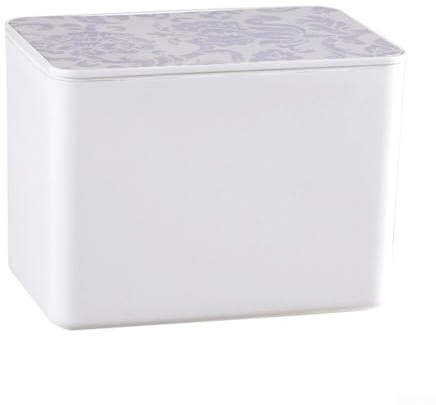 Caja de pañuelos con tapa abatible para uso múltiple en habitaciones, incluyendo baño, sala de estar, oficina y restaurante, construcción de plástico resistente para pañuelos y toallitas húmedas