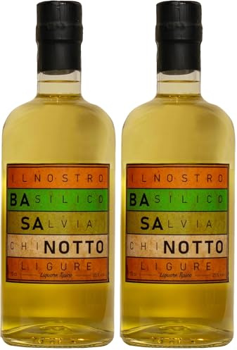 BASANOTTO Liquore Tipico Ligure Artigianale – Ricetta Tradizionale Ligure, Distillato Selezionato da Ingredienti Naturali di Alta Qualità, Gusto Unico per Aperitivi, Cocktail e Digestivi