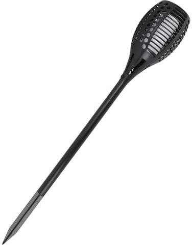 TOPINCN Lampes Solaires D'extérieur, Lampe Torche Solaire avec Flammes Vacillantes, Décoration de Paysage Colorée RVB 30LM IP65 étanche, Torches LED pour Jardin, Pelouse, Cour, Camping,