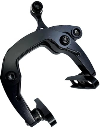 Vikbar cykelbroms Cykelbroms V-bromsok Passar för Brompton cykelfälgbromsok(Black 1 pcs)