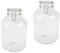 Bormioli Lot de 2 bocaux Fido avec fermeture mécanique - Capacité : 5 l - Conservation hermétique grâce à l'anneau en caoutchouc et au bouchon à étrier