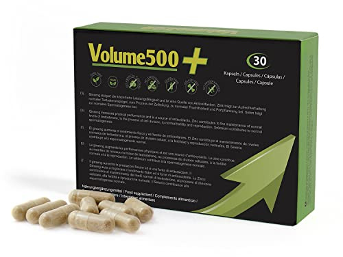 1x Volume500 Tabletten für mehr Sperma - Mittel für mehr Sperma, mehr Spermavolumen und besseren Spermageschmack inkl. Onlineratgeber