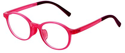 ADEWU Kinderbrille Ohne Stärke Blaulichtfilter Rund Oval Brillenfassung Brillengestell Anti Blaulicht Brillen TR90 Rahmen für Mädchen und Jungen