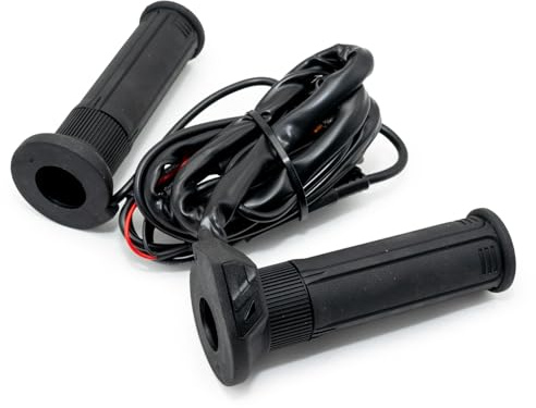 KOSO HG-13 Lot de poignées chauffantes 7/8 + 1 L = 130 mm pour moto/quad ATV avec gaz rotatif