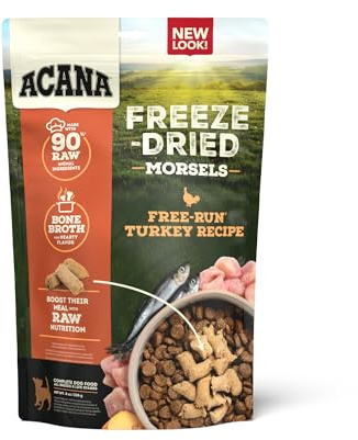 ACANA Freeze Dried Dog Food & Topper Free-Run Turkey 8oz Bag
