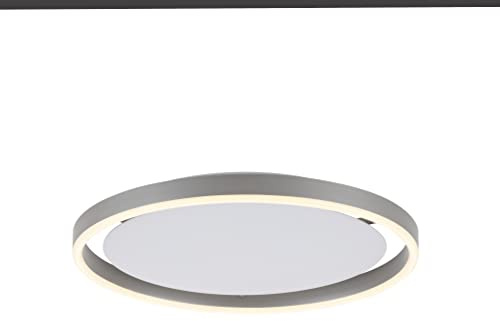 LED; Deckenleuchte ;Ø393mm,aluminium-weiß;23,5W-900lm,