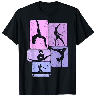 Turnerin Turnen Gymnastik Kinder Mädchen Damen T-Shirt