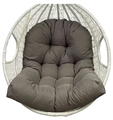 Awoyep Coussin de Chaise Suspendue, Coussin pour Balançoire Suspendue en Polyrotin/rotin, Rembourrage, Panier de Balançoire, Coussin À Bascule, Coussin de Dossier, Coussin de Chaise de Jardin (Color