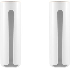PRETYZOOM Dispenser Porta Sacchetti Per Sacchi Della Spazzatura Con Ventosa Forte Organizer Per Sacchetti Di Plastica Taglio Netto Per Cucina Bagno Casa E Ufficio 2 Pezzi