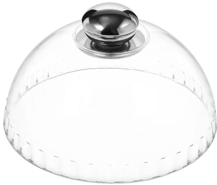 Dome Dessert Cover Clear Food Dome Food Plate Server Lid for Cake Tray Buffet Desserts Muffins Snacks Fruits