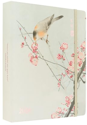 Kokonote Kalender 2026 Buchkalender Terminplaner 2026 Planer Ohara Koson - Jahreskalender Wochenplaner Schulplaner 2026 Ringbuch - Aesthetic School Stuff Rosa