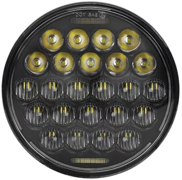 Moto Fari Led Faro Rotondo Da 105 W 5D 5-3/4 per Dyna Sportster 1200 883 Accessori Proiettore Da 5,75 Pollici LED DRL H4 Faro Moto Faro Moto Testa