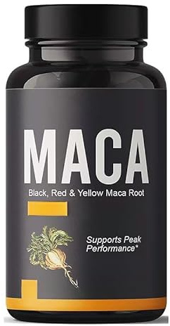 Bio-Maca-Wurzel-Pulver-Kapseln, Leistung und Stimmung, für Männer und Frauen