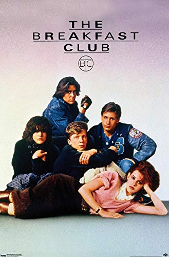 24X36 The Breakfast Club - One Sheet Wall Poster, 36L x 24W, Unframed Version