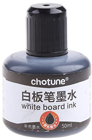 Newwyt 1 Flasche 50ml Nachfülltinte zum Nachfüllen von Tinten Whiteboard Marker Pen Schwarz Rot Blau BK1 Tinte