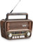 Gelielim Retro Radio AM FM, tragbare Kurzwellenradios mit bestem Empfang, Bluetooth 5.3 Lautsprecher, batteriebetriebene Radios unterstützen TF-Karte/USB, Geschenkidee für Ältere, Retros Vintage Dekor
