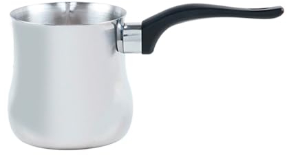 Milchkessel aus Edelstahl 250 ml / 405 ml / 650 ml, Milchkännchen für Cappuccino Macchiato, Milchaufschäumer (650 ml)