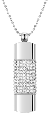 GARRULAX USB Flash Drives,16GB/32GB/64GB/128GB USB2.0 Heart Shape Memory Stick Date Storage Pendrive Thumb Drives with Chain (Silver, 32GB)