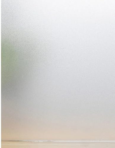 Milchglasfolie Mattweiße Fensterfolie, Sichtschutz, Milchglasabdeckung for Zuhause, Blickdicht, Selbstklebender Türaufkleber for Badezimmer Fensterfolie Blickdicht Von Aussen(30x100 cm)