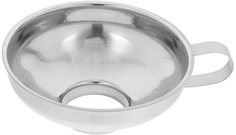IMIKEYA Imbuto in acciaio inox per barattoli con bocca larga e design robusto e facile versamento per cucina e marmellate
