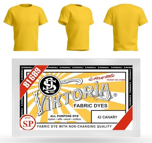 Viktoria Textile Paint, Machine Washable (59 Colours) - Fabric Dye, Textile Dye, Fabric Paints Washable, Textile Colour, Clothing Dyeing