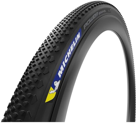 Michelin, Power Gravel, Tire, 700x40C, Folding, Tubeless Ready, X-Miles, Bead2Bead Protek, 3x120TPI, Black