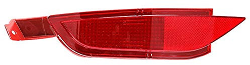 Qiilu Parachoques Trasero de Coche, Luz Antiniebla Izquierda, Reflector Trasero R Se, Lámpara Antiniebla Apta para Fiesta MK7 08 16, Luz Antiniebla Trasera de Fiesta