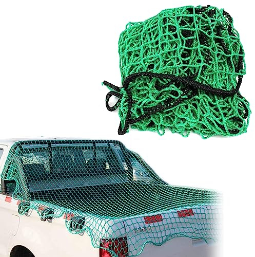Anhängernetz, Anhänger Ladungssicherungsnetz Dehnbar, PKW Anhänger Zubehör, Gepäcknetz, Transportnetz für Anhänger, SUV, Pickup(1.5x2m)