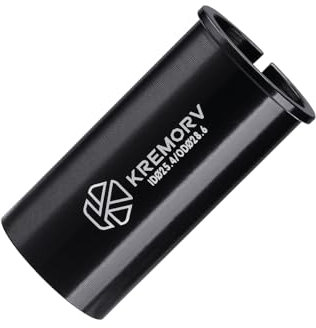 KREMORV Bike Seat Post Shim Bicycle Seat Post Tube Adapter Aluminum Alloy Seatpost Reducing Sleeve for Mountain Bike Road Bike MTB BMX