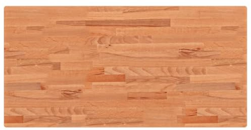 vidaXL Tischplatte 100x50x4 cm Rechteckig Massivholz Buche