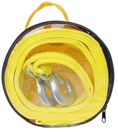 MUCKLILY Abschleppseil Für Pkw Und LKW Mit Haken Zugkraft Bis Robustes Nylon Seil Für Fahrzeugbergung Und Abschleppungen