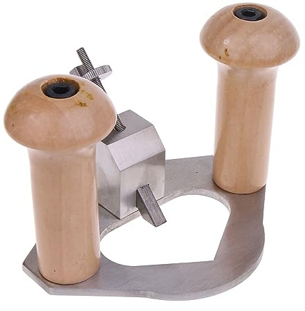 Pialla portatile per la lavorazione del legno, pratica pialla con arresto di profondità e foro, comoda maniglia in legno per falegname, router portatile, strumento per la lavorazione del legno facile