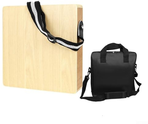Cajon Box Drum Tragbares Holz-Percussion-Instrument für Rhythmusübungen und Straßenauftritte (Cajon + Tasche)