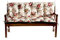 Gutekissen® Cuscino per panchina, Cuscino per seduta, Cuscino per schienale, Cuscino da giardino, Altalena da giardino, Mobili da giardino L (160x60x50, Fiori 4)