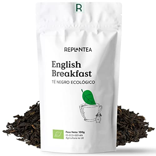 TE ENGLISH BREAKFAST GRANEL Orgánico 100g (50 Tazas) | Té Negro de Hoja Suelta English Breakfast REPLANTEA®