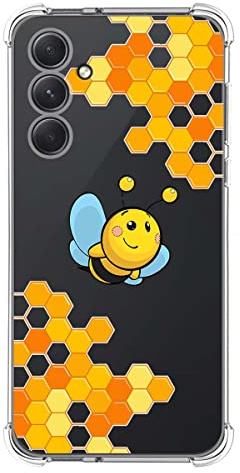 Tumundosmartphone Coque Silicone Anti-Chocs pour Samsung Galaxy A54 5G Design Abeille Dessins