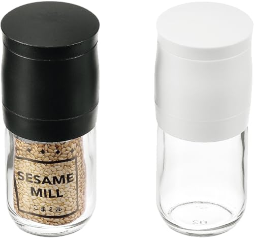 Molinillo Semillas Sésamo con Herramienta Cocina Multifunción Mano Transparente para Chef Suministros Cocina (Colores Aleatorios)