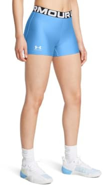 Under Armour HeatGear Shorty-Shorts für Damen, Horizon Blue/White, S