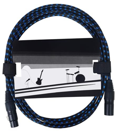 BESTonZON 3m to Microphone Cable Construction for Audio Transmission Compatible Guitar Bass and Mixer Advanced Noise Reduction Technology