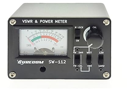 Mcbazel Surecom SW-112HF 1.5-60MHz 120 Watt SWR/RF Field Strength Power Test Meter