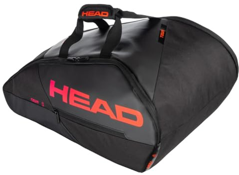 HEAD - Mochila Grande para pádel Tour, Negro/Llama