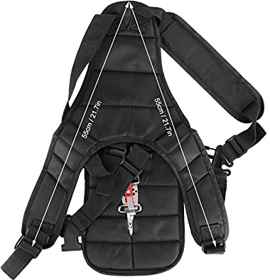 Cintura in Nylon con Tracolla per Tagliabordi per Elettrica, Motosega, Decespugliatore - Adatta per, Accessori per Attrezzi da Giardino