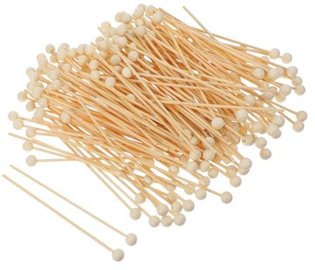 Luxshiny 200piezas Palos De Madera para Lollipops con Punta Redonda Decorar Tartas Hacer Dulces y Bombones para Bodas y Fiestas