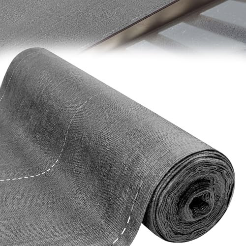 YRHome HDPE - Panel de protección visual para valla (150 g/m², 1 x 10 m, resistente a los rayos UV, resistente a la intemperie, con bridas, protección solar y cortavientos, para valla, balcón, campo