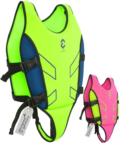 DYNAMICNORD – Swim Vest – Progettato in Germania - Giubbotto da Nuoto in Neoprene per Bambini, Ausilio al nuoto per 15-19 kg e 19-30 kg per un nuoto sicuro, aiuto al galleggiamento