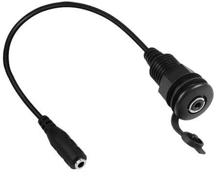 NVOQILIN Cavo impermeabile fisso filettato da 3,5 mm 1/8 maschio a femmina adattatore stereo da 3,5 mm maschio femmina connettori impermeabili antipolvere
