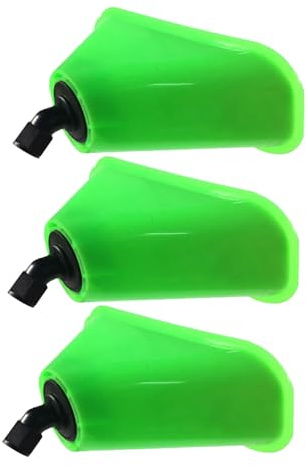 Yardenfun 3 Pezzi Sprinkler Head Cover Forma di Corno con Ugello Ventaglio Protezione Antivento per Irrigazione Giardino Distribuzione Liquido Uniforme per Pulizia e Agricoltura